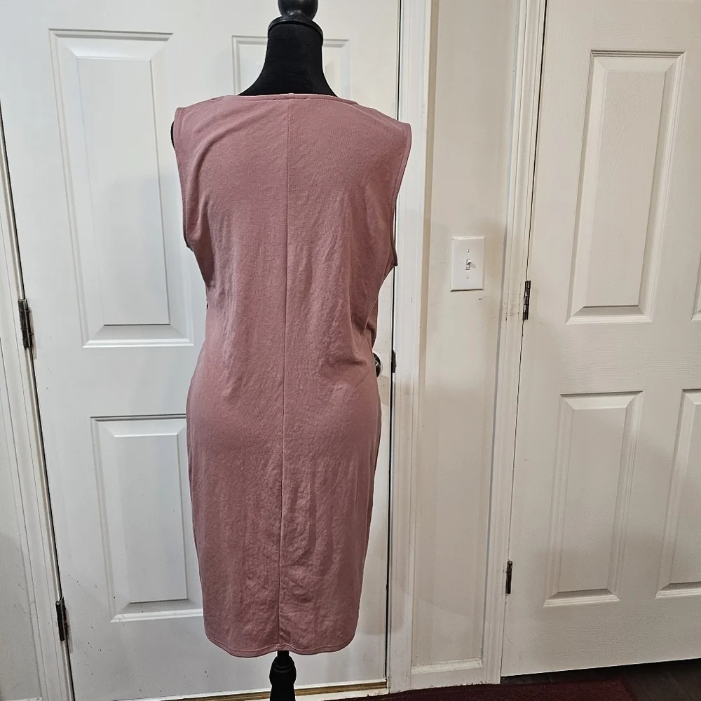Anthropologie dress front tie knot wrap dress size medium soft girl,bohemian - Picture 6 of 11